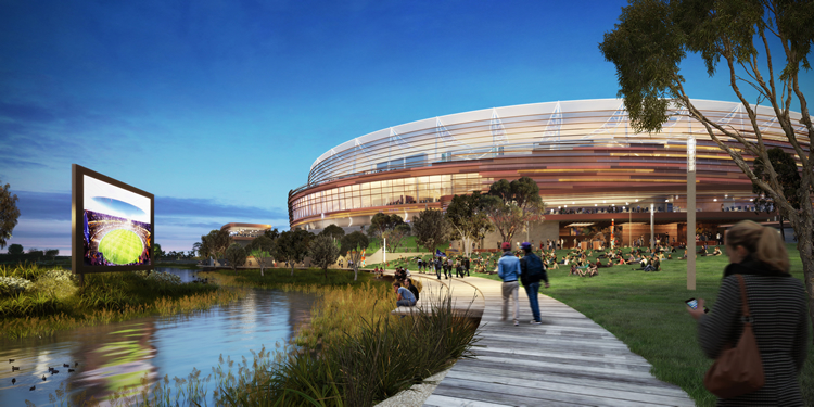 MakMax Australia in works to complete The New Perth Stadium