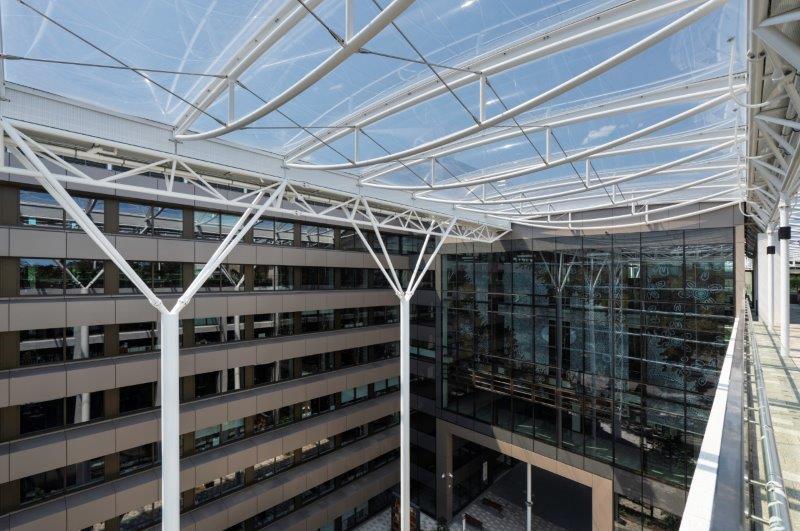 ETFE film roof for Macquarie University Arts Precinct building