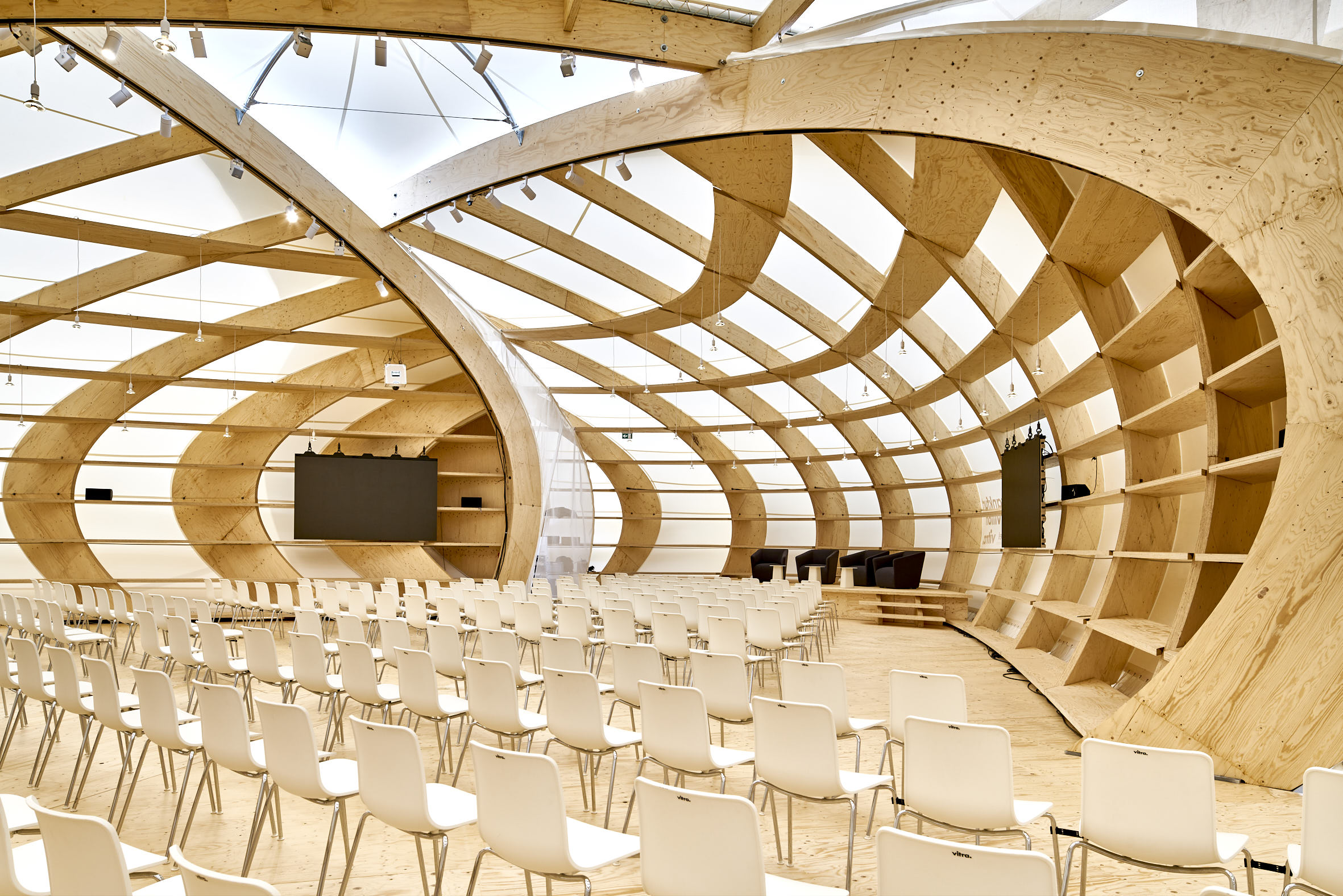 Completion of Frankfurt Pavilion: A unique structure for the Frankfurt Book Fair