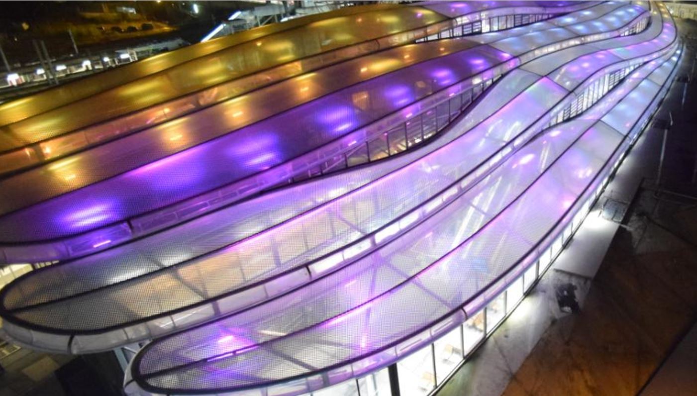 Completion of a large scale ETFE roofing for Rennes Station in France