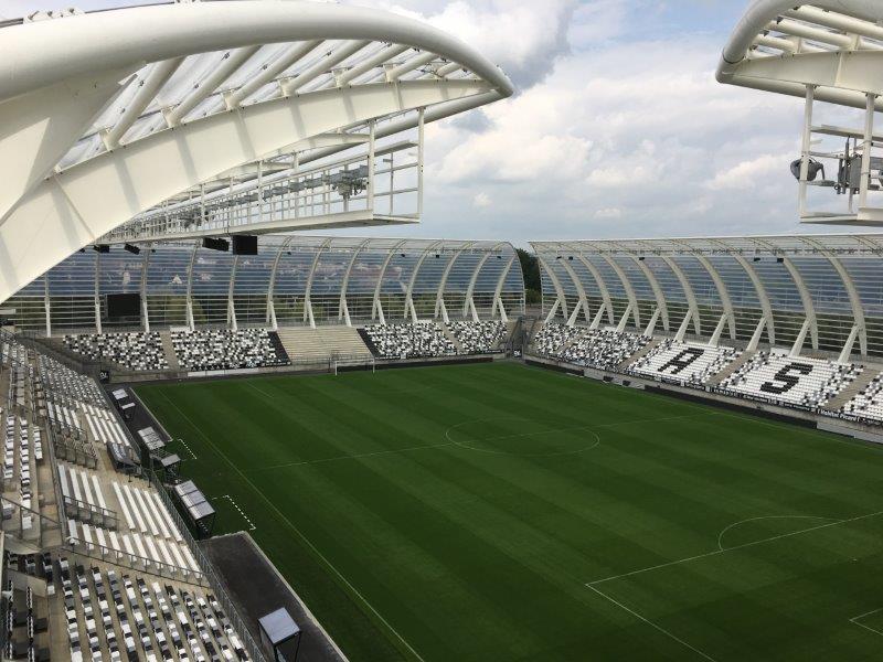 Stade de la Licorne upgraded with ETFE film cladding